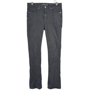 SPANX The Slim-X Slim Boot Black Bootcut Denim Pants Jeans Size 26